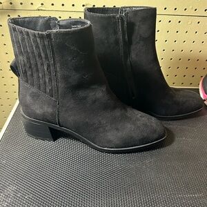 Black Suede Ankle Boots
